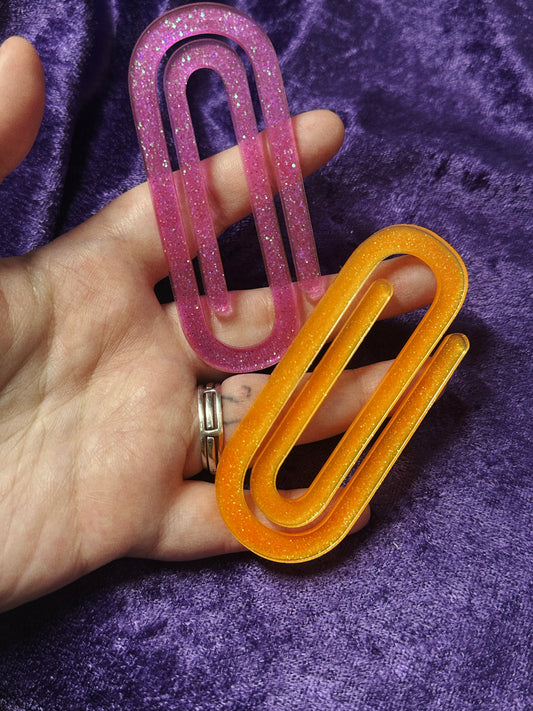 Jumbo Acrylic Paper Clips