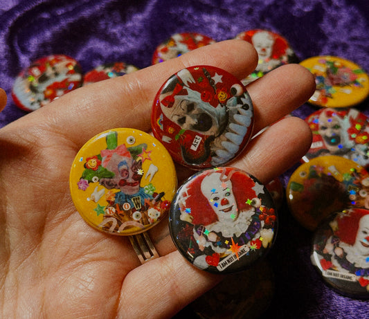 Clown Triplets Pin Trio (•́⍜•̀)