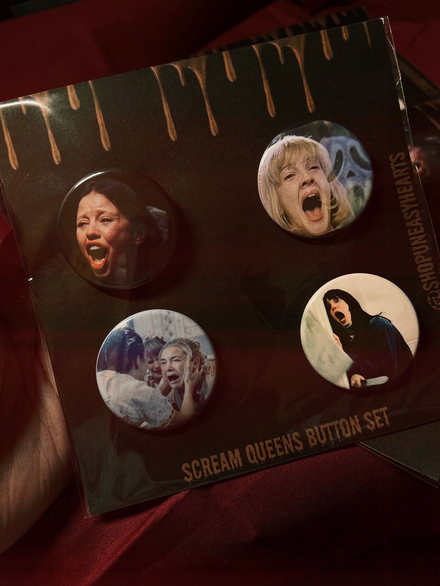 🔪Scream Queen Button Set