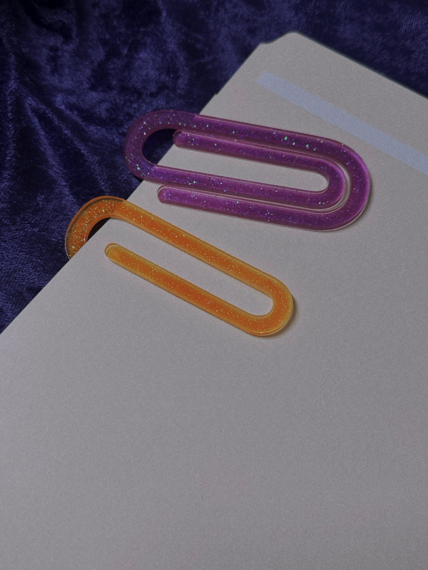 Jumbo Acrylic Paper Clips