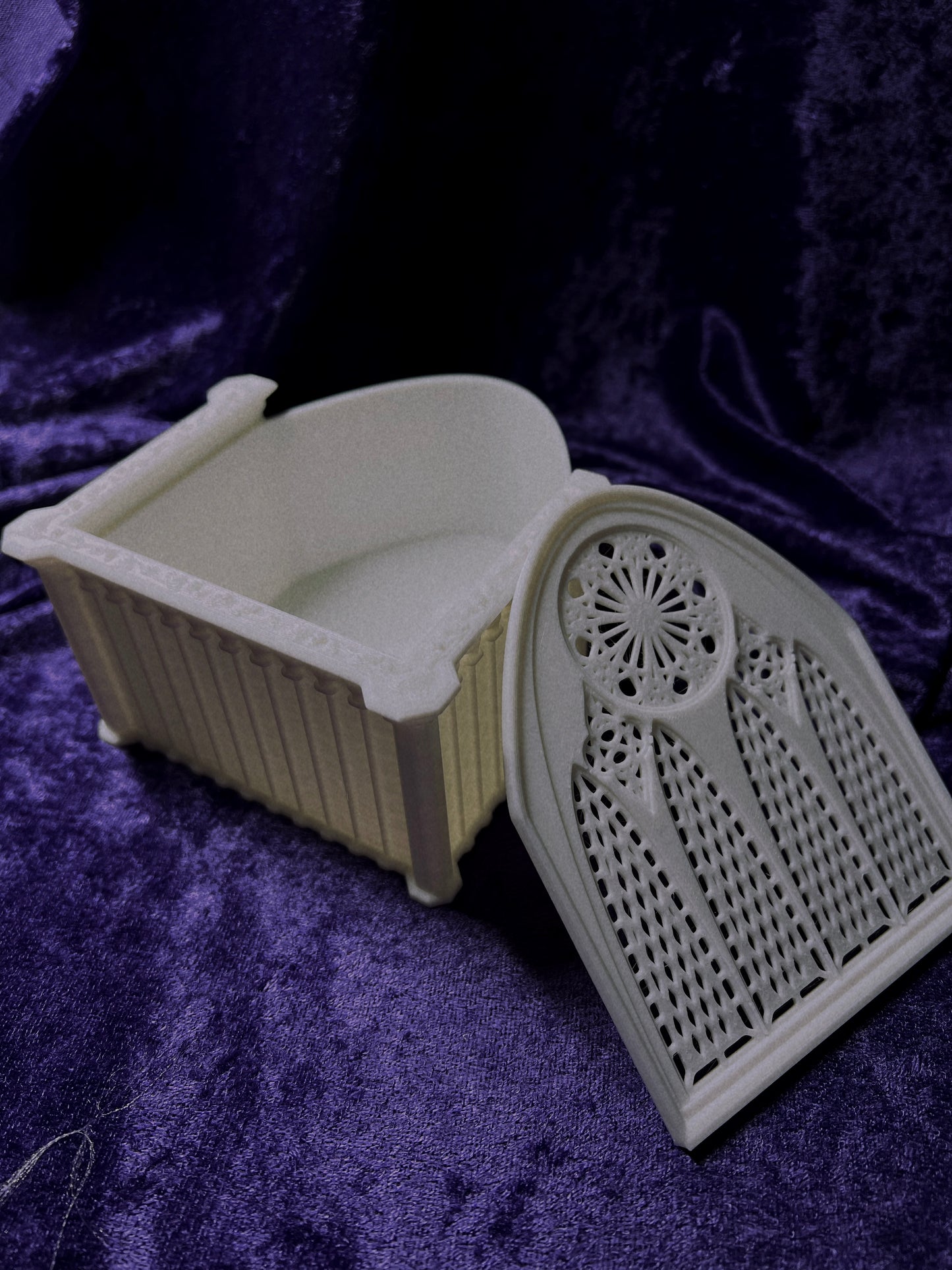 ♰ Cathedral Window Trinket Box ♰