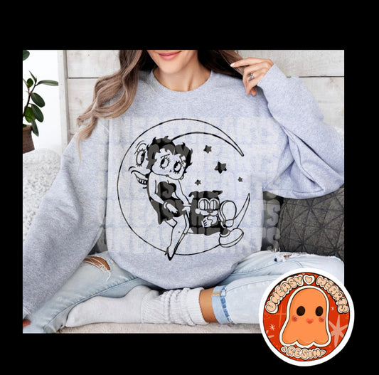 Betty Moon Crewneck or Tshirt