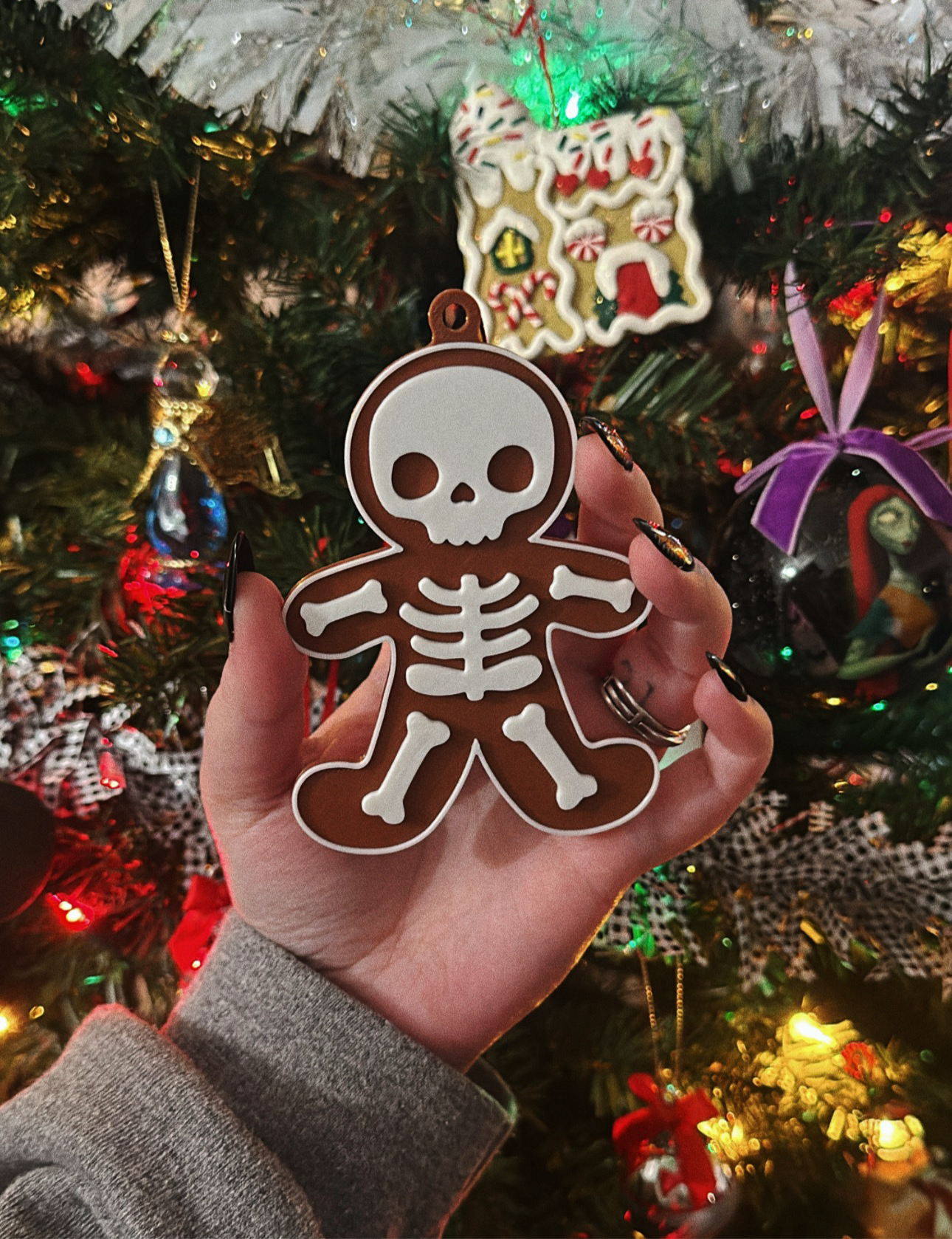 Skeleton Gingerbread Ornament