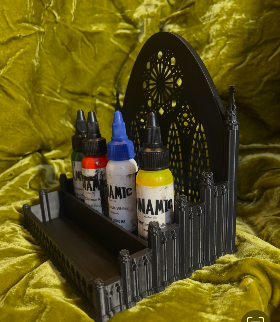 3D Printed Cathedral Nail Polish/Tattoo Ink Stand ** MADE TO ORDER **