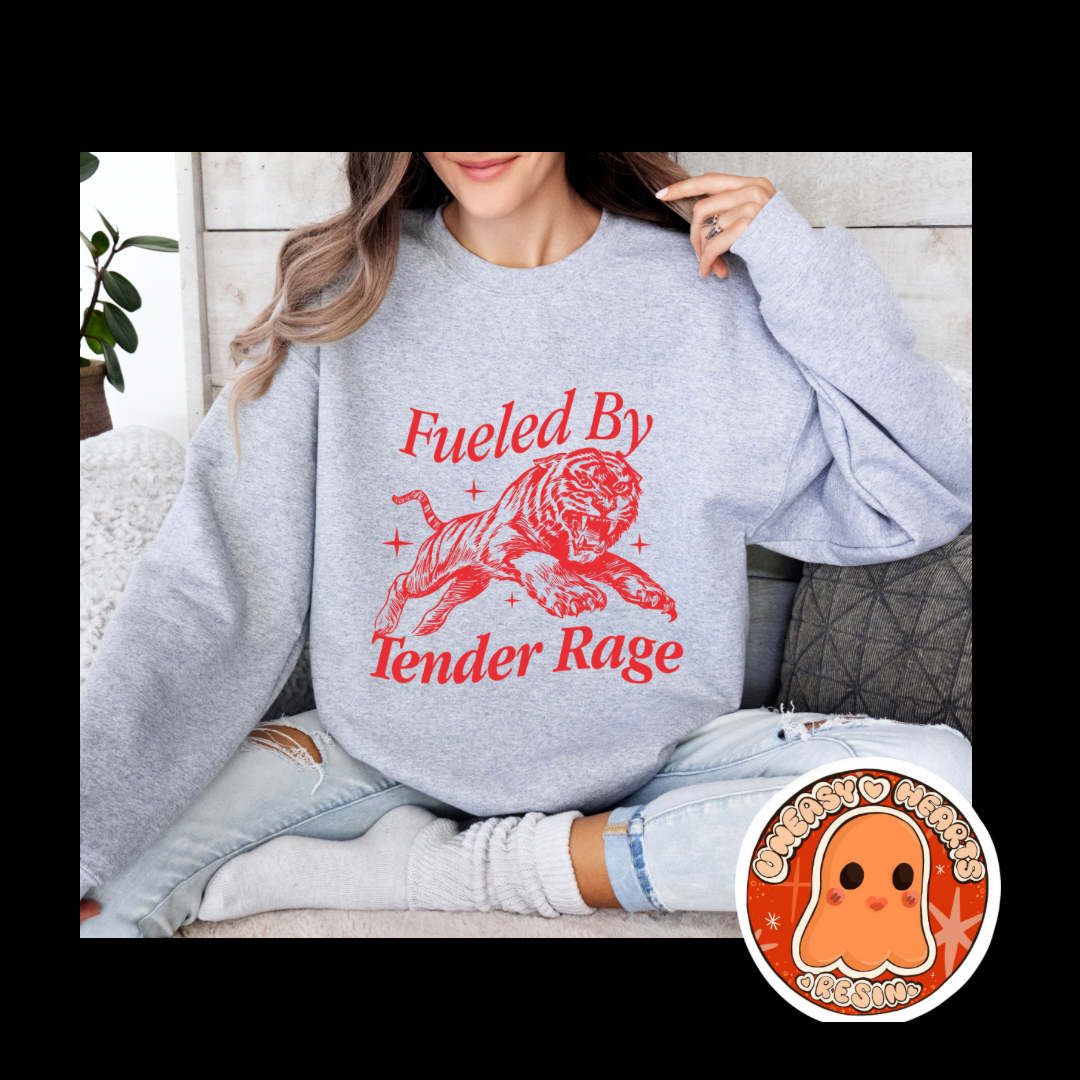 Tender Rage Crewneck or Tshirt